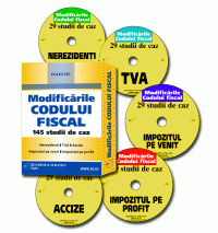 Colectia Modificarile Codului fiscal in 145 studii de caz