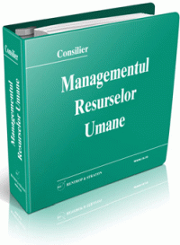 CONSILIER - MANAGEMENTUL RESURSELOR UMANE