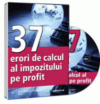 CD 37 Erori de calcul al impozitului pe profit