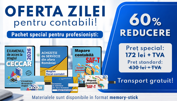Oferta zilei pentru contabili