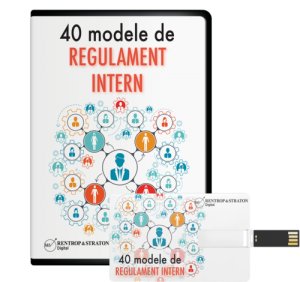 REDUCERE 50% + Transport GRATUIT: 40 Modele de Regulament Intern