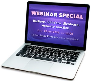 Webinar Radiere, dizolvare, lichidare SRL, PFA, II, IF