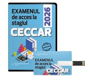 Examenul de acces la stagiul CECCAR 2026 (varianta pe stick USB - la pretul de mai jos se adauga si taxa de transport = 23 lei)