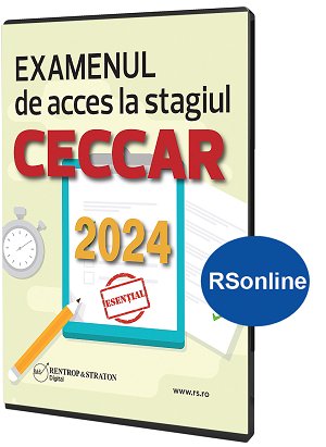 Examenul de ACCES la STAGIUL CECCAR 2024 (online)