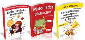 Pachet teste rezolvate Limba Romana, Matematica si Literatura pentru concursuri si olimpiade clasele III-IV