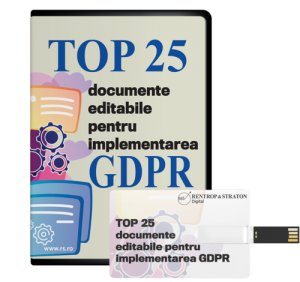 Top 25 documente editabile pentru implementarea GDPR