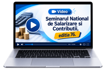 Video Seminarul National de Salarizare si Contributii