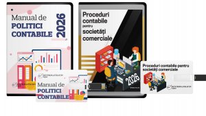 Pachet Manual de Politici Contabile + Proceduri Contabile pentru Societati Comerciale - pret redus cu 40%