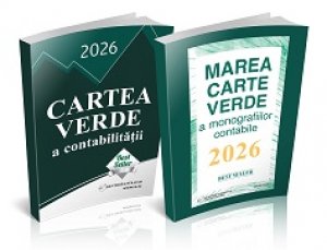 Pachet promotional: Cartea Verde a Contabilitatii 2026 + Marea Carte a Monografiilor Contabile 2026 - REDUCERE 30%