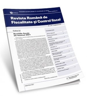 Revista Romana de Fiscalitate si Control fiscal