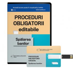 Proceduri Obligatorii Editabile. Spalarea banilor