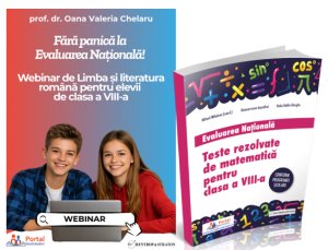 [Reducere 15% + Transport Gratuit] Pachet Pregatire pentru Evaluarea Nationala la Limba romana si Matematica clasa a VIII-a