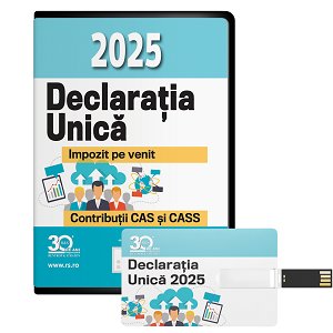 Declaratia Unica 2025. Impozit pe venit. Contributii CAS si CASS