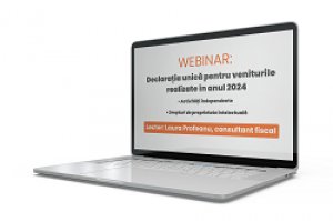 Webinar DECLARATIA UNICA PENTRU VENITURILE ANULUI 2024
