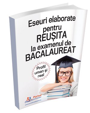 CLASA a XII-a. Eseuri elaborate pentru reusita la Bacalaureat - profil umanist si real