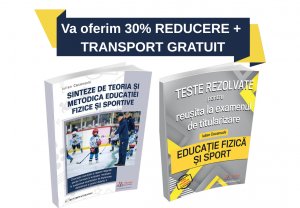 [30% REDUCERE + TRANSPORT GRATUIT] Pachet Titularizare Educatie Fizica si Sport. Sinteze de Teorie si Metodica + Teste rezolvate [OF:18623]