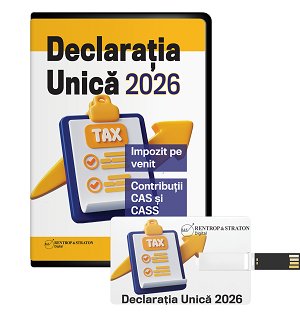 Declaratia Unica 2026. Impozit pe venit. Contributii CAS si CASS