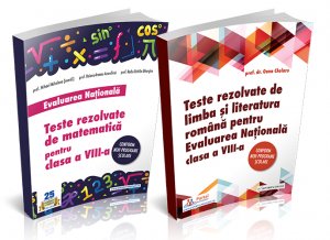[20% REDUCERE] Clasa a VIII-a: Colectie Culegeri de teste (Limba si literatura romana + Matematica)