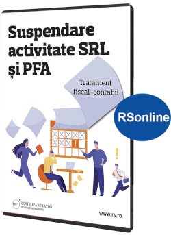 Suspendare SRL si PFA